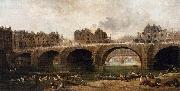 Demolition of the Houses on the Pont Notre-Dame in 1786 Hubert Robert
